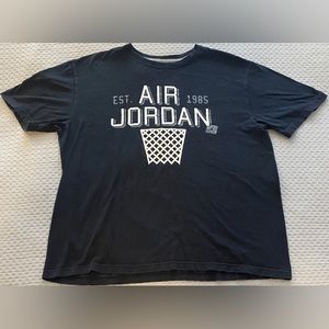 Air Jordan T-Shirt Men's XL Short Sleeve Graphic Black